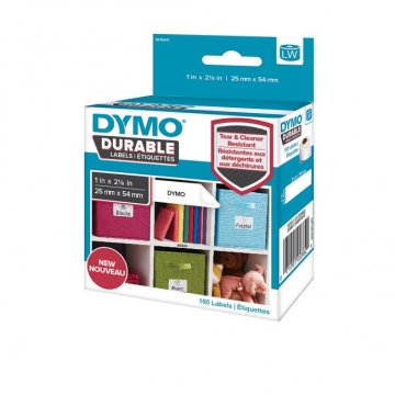 Samolepiace etikety Dymo LW 54x25mm polypropylénové s ochrannou vrstvou 160ks