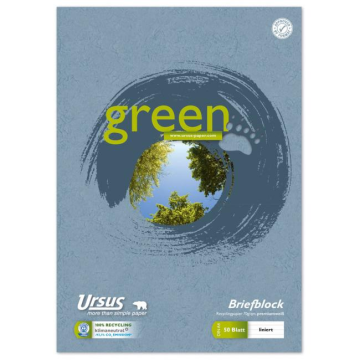 Blok poznámkový Format Werk Ursus Green  A4 50 listov linajkový