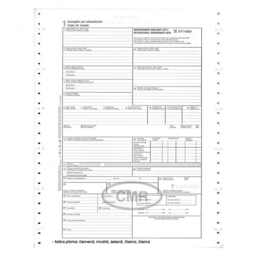CMR-5 listov A4 samoprepis na tabelačnom papieri bal.100 ks