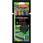 Farbičky STABILO GREENcolors 12ks "ARTY"
